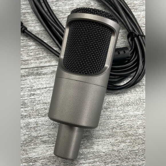 Condenser Gaming Microphone USB Noise Cancellation 16 Bit Preowned Box Cord - Picture 6 of 13